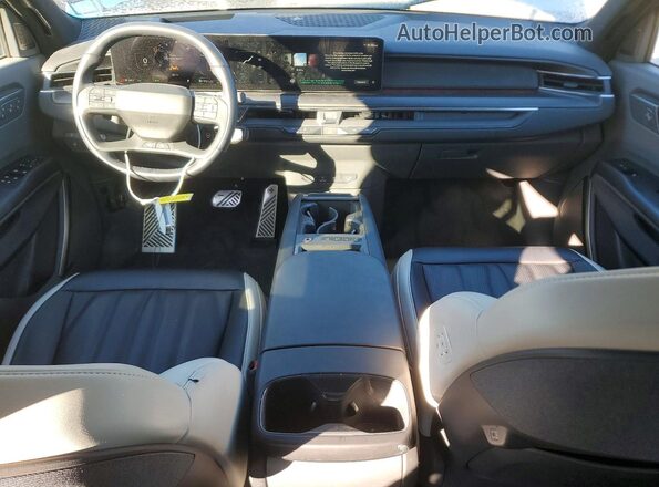 KNDAEFS53R6036342 2024 KIA EV9 Blue Dashboard view