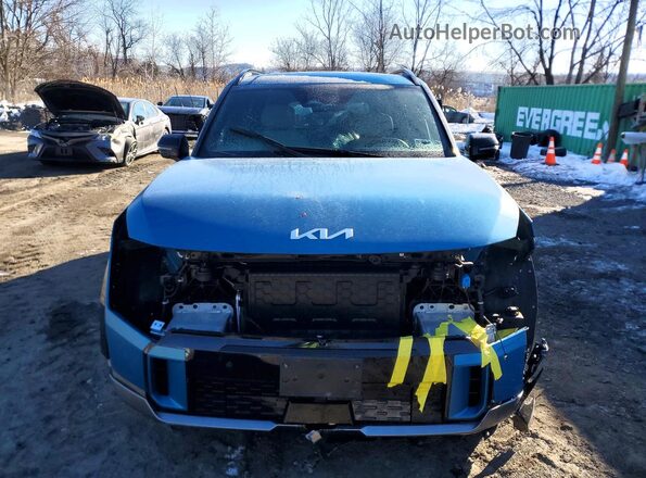 KNDAEFS53R6036342 2024 KIA EV9 Blue Front view