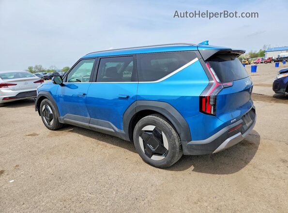 KNDAFFS51R6034490 2024 KIA EV9 Blue Задня ліва чверть