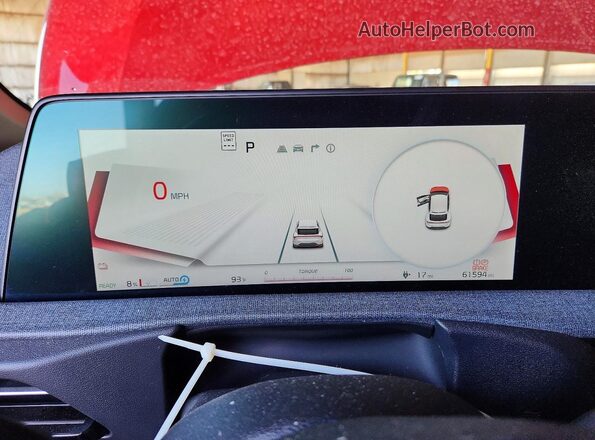 KNDC34LA2R5205108 2024 KIA EV6 Red Widok zestawu wskaźników