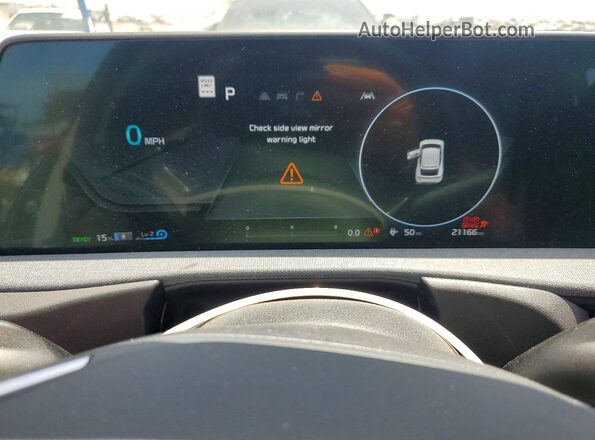KNDC34LA3R5200872 2024 KIA EV6 Gray Vista del cuadro de instrumentos