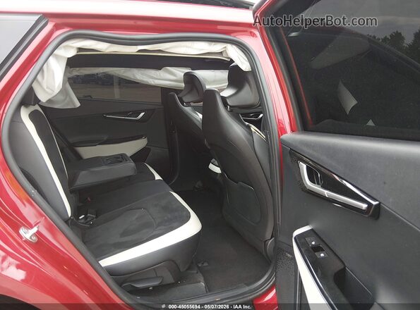 KNDC4DLC4R5201298 2024 KIA EV6 Red Widok naklejki z numerem VIN