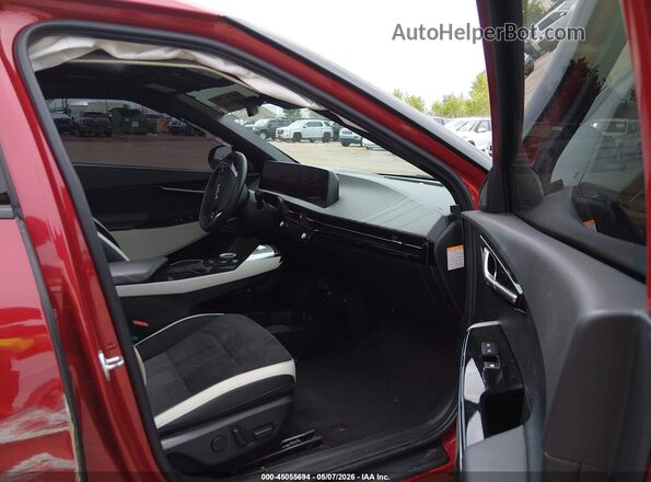 KNDC4DLC4R5201298 2024 KIA EV6 Red Widok wnętrza z przodu