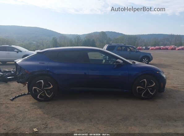 KNDC4DLC6N5028538 2022 KIA EV6 Blue Widok wnętrza 360 stopni