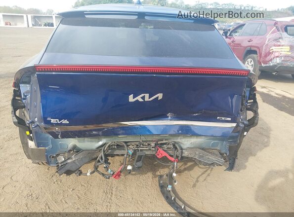 KNDC4DLC6N5028538 2022 KIA EV6 Blue Widok z przodu