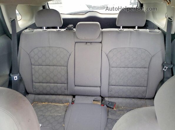 KNDCB3LC0H5044920 2017 KIA NIRO Silver Widok tylnych siedzeń