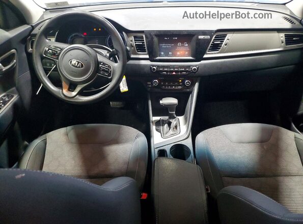 KNDCB3LC1J5118612 2018 KIA NIRO Black Առջևի վահանակի տեսք