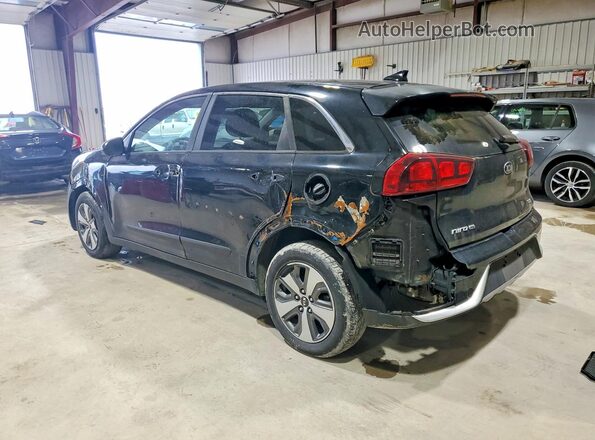 KNDCB3LC1J5118612 2018 KIA NIRO Black Հետևի ձախ