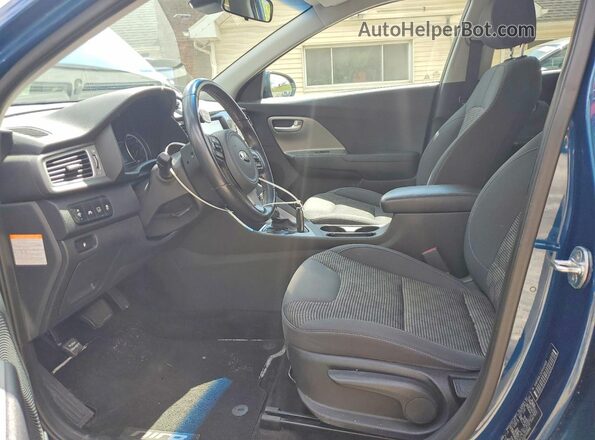 KNDCB3LC1J5142909 2018 KIA NIRO Blue Vista interior delantera