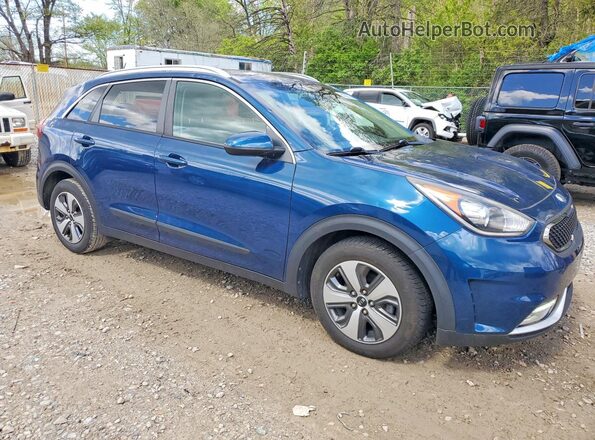KNDCB3LC1J5142909 2018 KIA NIRO Blue Delantero derecho