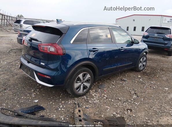 KNDCB3LC2H5079023 2017 KIA NIRO Синий Задняя правая четверть