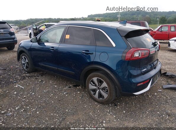 KNDCB3LC2H5079023 2017 KIA NIRO Синий Задняя левая четверть