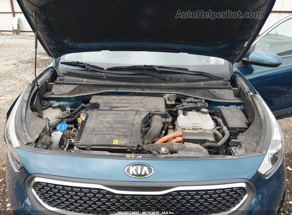KNDCB3LC2H5079023 2017 KIA NIRO Синий Вид сзади