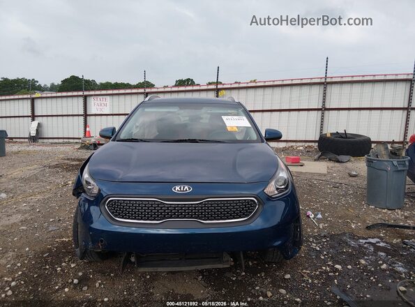 KNDCB3LC2H5079023 2017 KIA NIRO Синий Вид задней части салона