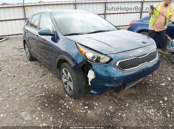 KNDCB3LC2H5079023 2017 KIA NIRO Синий Вид спереди