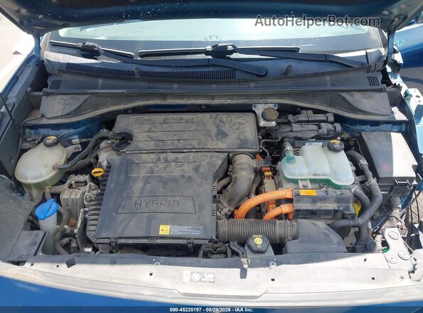 KNDCB3LC3H5080441 2017 KIA NIRO Blue Հետևի տեսք