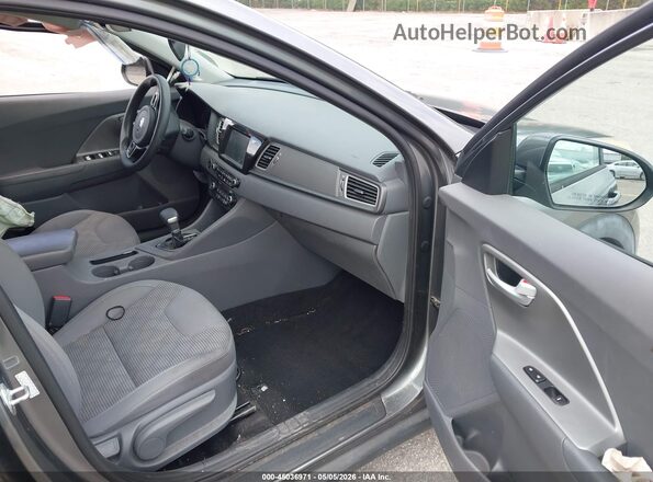 KNDCB3LC4H5070971 2017 KIA NIRO Gray Սալոնի դիմացի տեսք