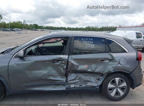 KNDCB3LC4H5070971 2017 KIA NIRO Gray Դիմացի տեսք
