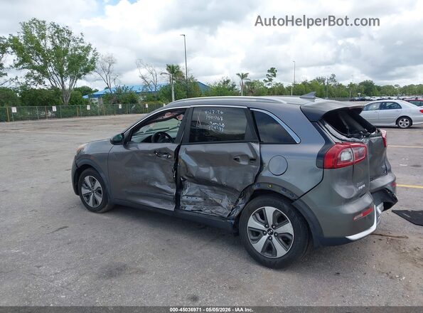 KNDCB3LC4H5070971 2017 KIA NIRO Gray Հետևի ձախ