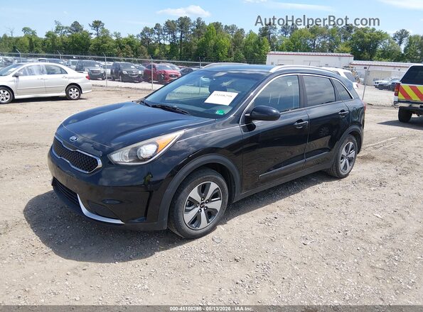 KNDCB3LC4J5109869 2018 KIA NIRO Black Vista tres cuartos delantera izquierda