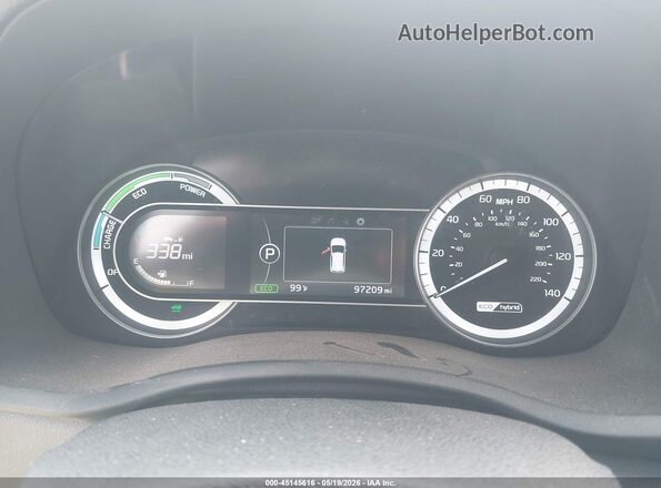 KNDCB3LC4K5257599 2019 KIA NIRO Серебряный Вид задних сидений