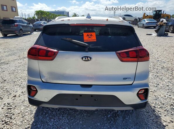 KNDCB3LC4L5378070 2020 KIA NIRO Silver Հետևի տեսք