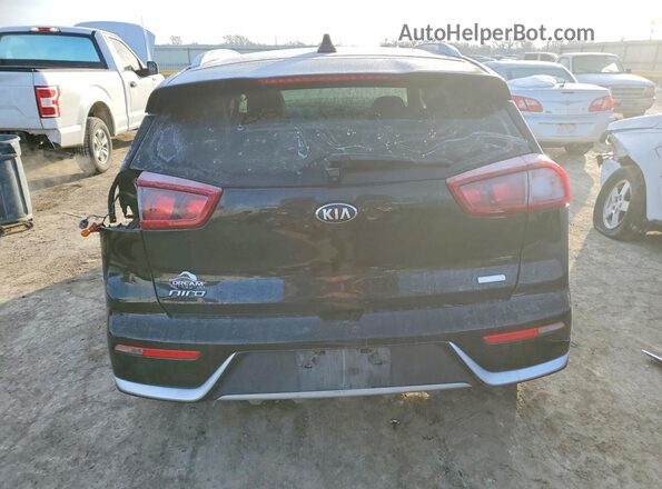 KNDCB3LC7H5080894 2017 KIA NIRO Black Widok z tyłu