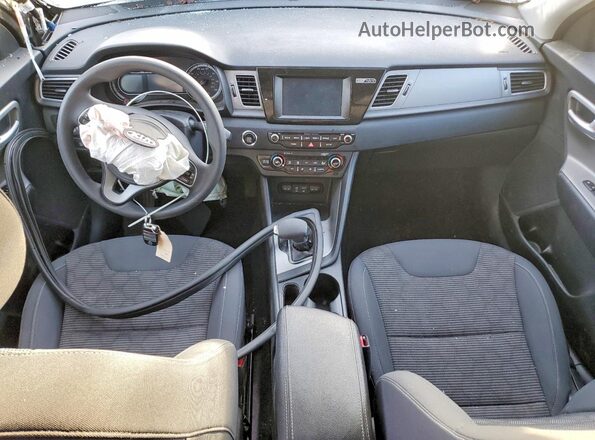 KNDCB3LC7H5080894 2017 KIA NIRO Black Widok deski rozdzielczej