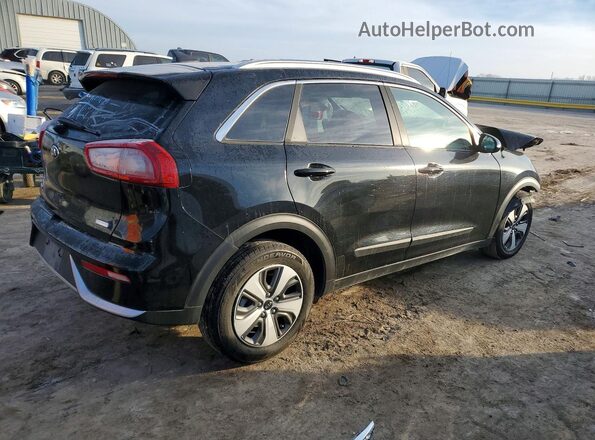 KNDCB3LC7H5080894 2017 KIA NIRO Black Tył prawy