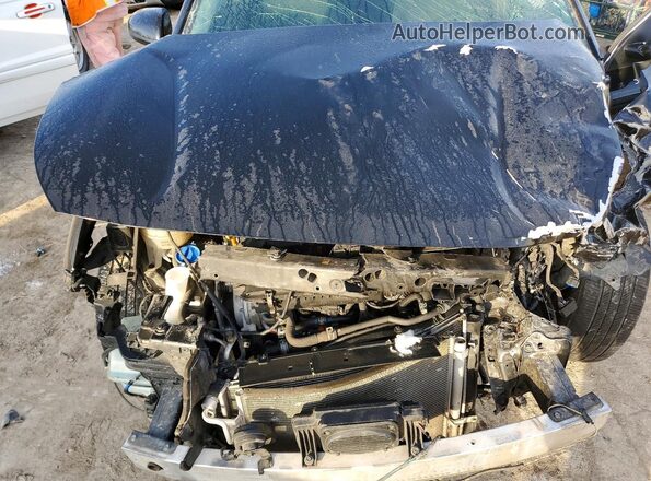 KNDCB3LC7H5080894 2017 KIA NIRO Black Widok wnętrza z tyłu