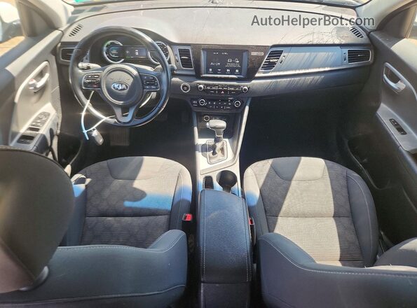 KNDCB3LC7K5221213 2019 KIA NIRO White წინა პანელის ხედი