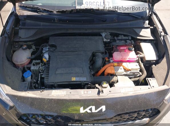KNDCB3LC7N5548411 2022 KIA NIRO Black უკანა ხედი