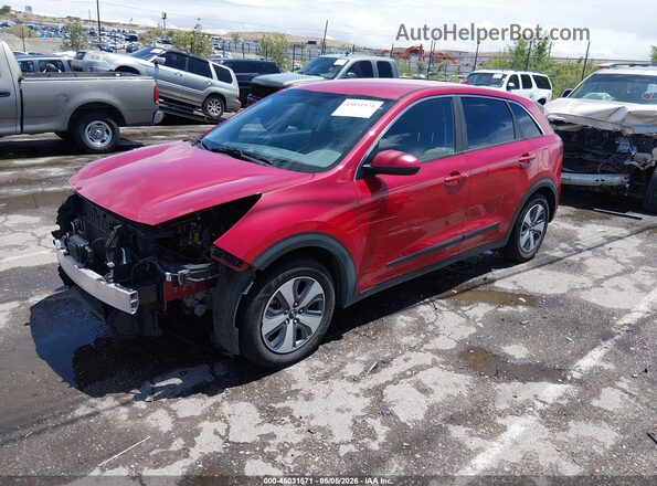KNDCB3LC9H5078581 2017 KIA NIRO Red Vista tres cuartos delantera izquierda