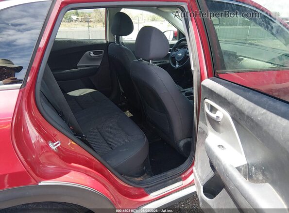 KNDCB3LC9H5078581 2017 KIA NIRO Red Vista de la etiqueta del VIN