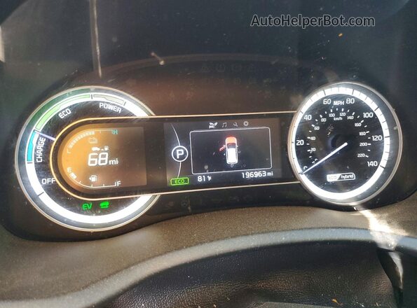 KNDCB3LC9K5334595 2019 KIA NIRO Синий 