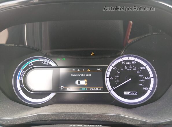 KNDCB3LC9L5373589 2020 KIA NIRO White უკანა სავარძლების ხედი