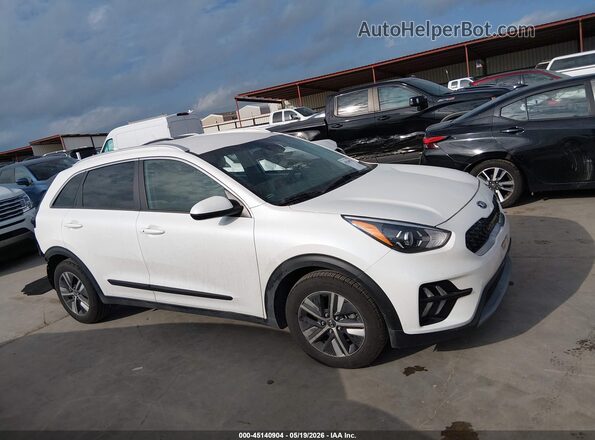 KNDCB3LC9L5373589 2020 KIA NIRO White უკანა სალონის ხედი