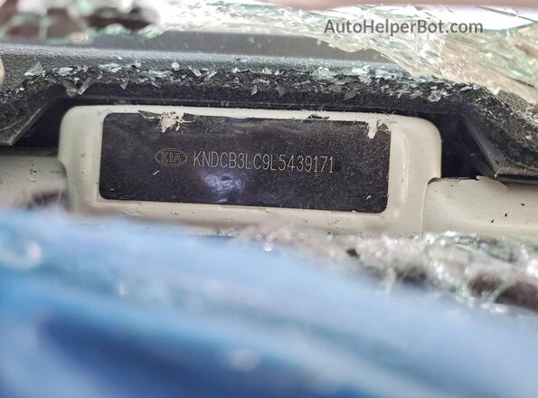 KNDCB3LC9L5439171 2020 KIA NIRO White Vista interior de 360 grados