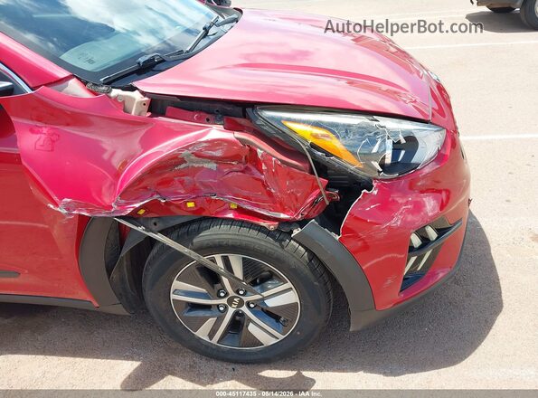 KNDCB3LCXM5479664 2021 KIA NIRO Red Widok z przodu