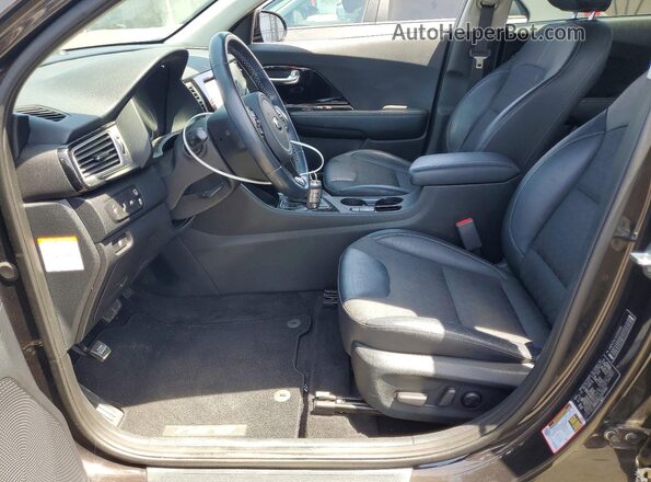 KNDCC3LC1J5156385 2018 KIA NIRO Charcoal Vista interior delantera