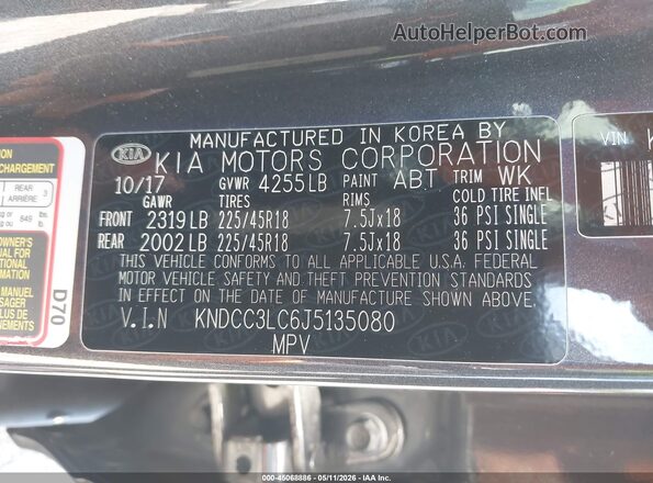 KNDCC3LC6J5135080 2018 KIA NIRO Gray Вид підкапотного простору