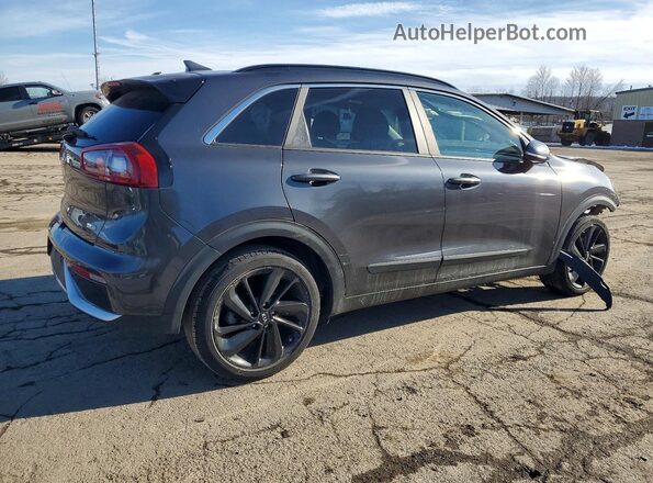 KNDCC3LCXJ5140119 2018 KIA NIRO Серый Задняя правая четверть