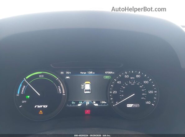 KNDCC3LD2K5267120 2019 KIA NIRO PLUG-IN HYBRID Silver Вид задніх сидінь