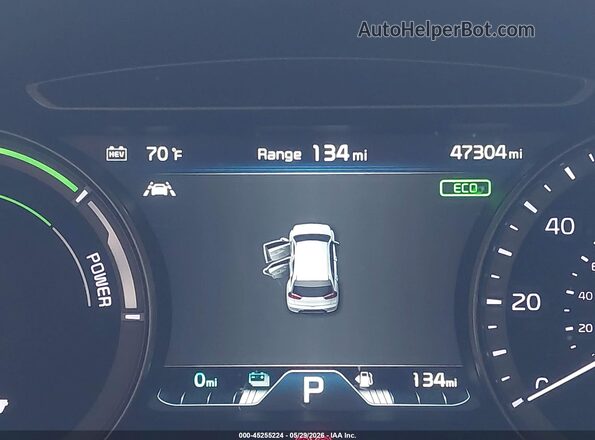 KNDCC3LD2K5267120 2019 KIA NIRO PLUG-IN HYBRID Silver 