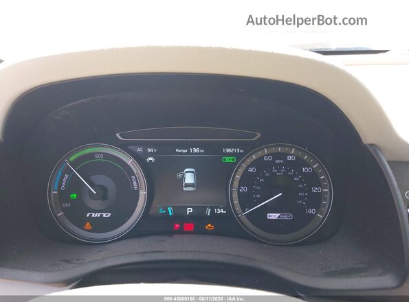 KNDCC3LD3K5346473 2019 KIA NIRO PLUG-IN HYBRID Dark Blue Вид задних сидений