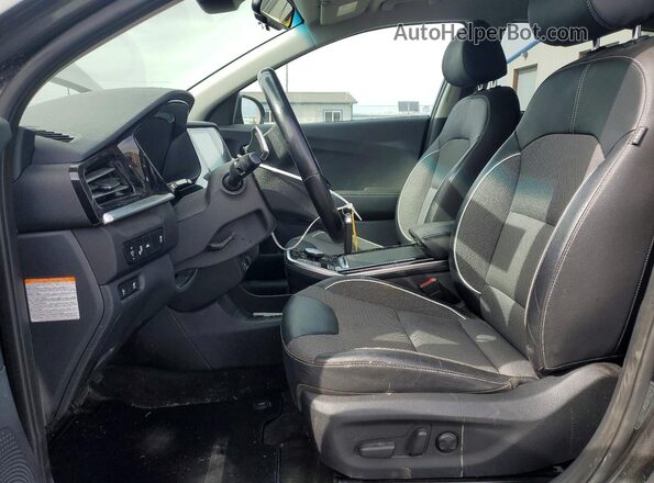 KNDCC3LG0N5160792 2022 KIA NIRO Black წინა სალონის ხედი