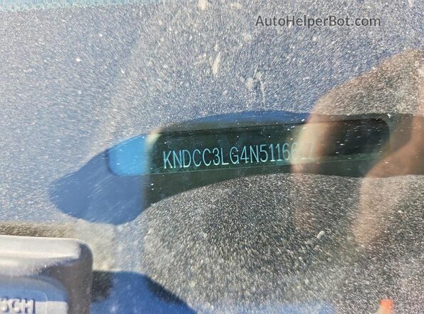KNDCC3LG4N5116617 2022 KIA NIRO Gray Vista de la etiqueta del VIN