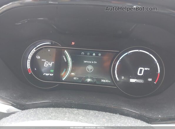 KNDCC3LG6N5147657 2022 KIA NIRO EV White Rear seats view