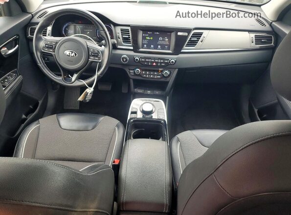 KNDCC3LG9K5017674 2019 KIA NIRO Black Widok deski rozdzielczej