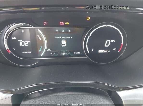 KNDCC3LG9L5047548 2020 KIA NIRO EV Белый Вид задних сидений
